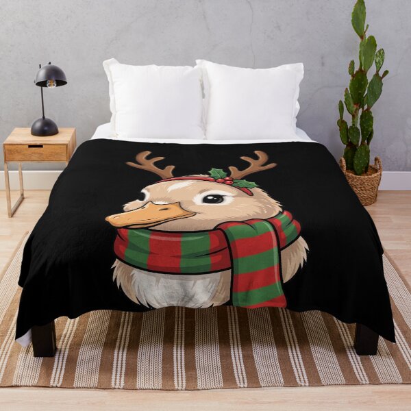 Item preview, Christmas Duckling Reindeer Antlers Duck Lover designed and sold by Ruuper4all.