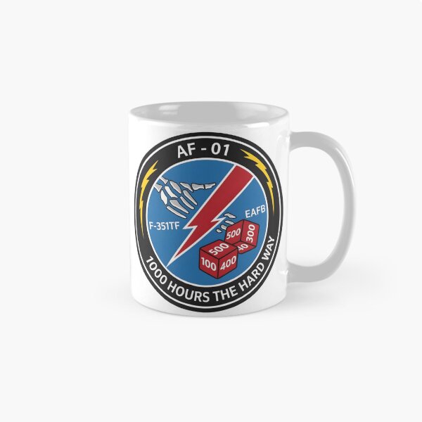 Item preview, USAF F-35A AF-01 1000 Hours The Hard Way Flight Test Patch designed and sold by CharlieDesings.