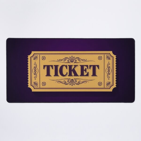 Artikelvorschau, Vintage Golden Ticket entworfen und verkauft von Cine8.
