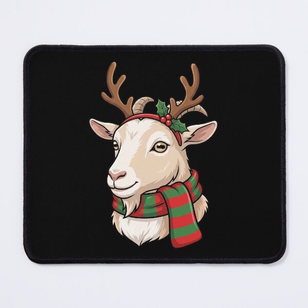 Item preview, Christmas Goat Reindeer Antlers Holiday Farm Animal designed and sold by Ruuper4all.