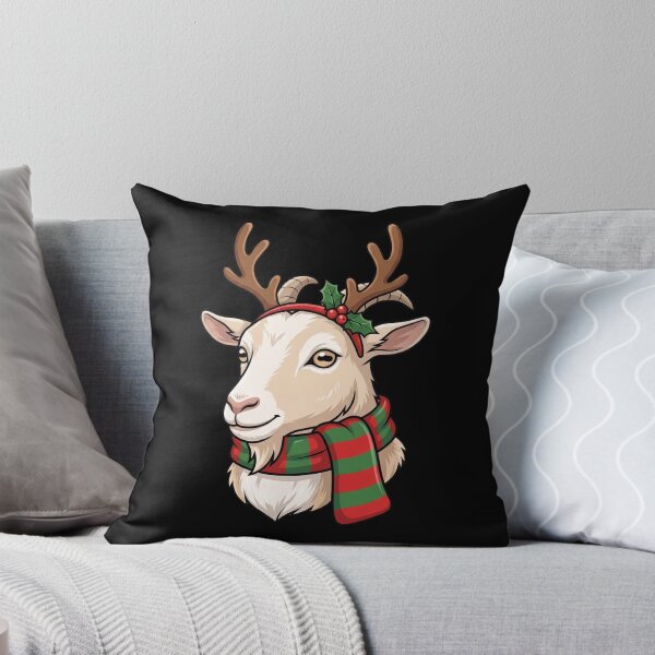 Item preview, Christmas Goat Reindeer Antlers Holiday Farm Animal designed and sold by Ruuper4all.