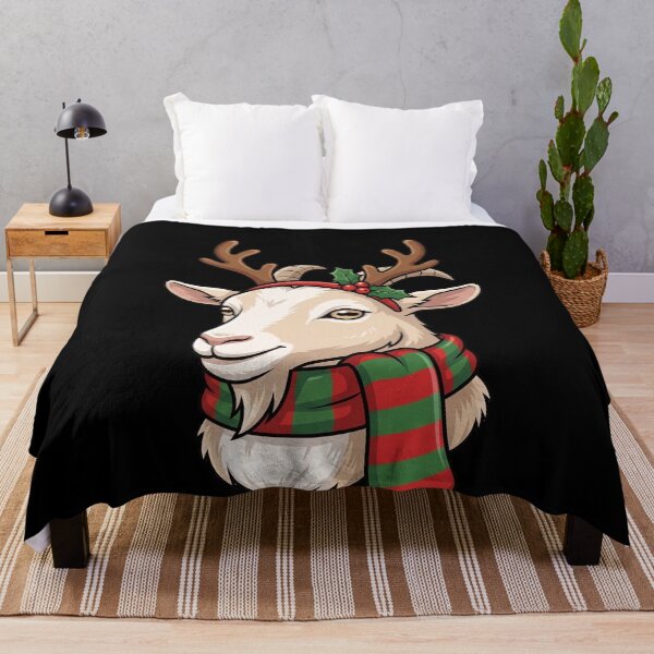Item preview, Christmas Goat Reindeer Antlers Holiday Farm Animal designed and sold by Ruuper4all.