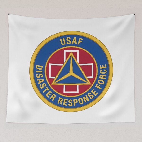 Item preview, USAF Disaster Response Force Emblem Patch designed and sold by CharlieDesings.