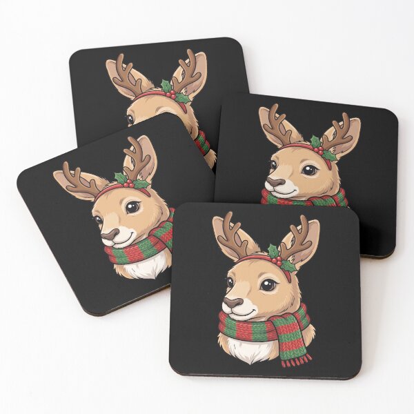 Item preview, Bunny Reindeer Christmas Holiday Rabbit Lover Winter designed and sold by Ruuper4all.
