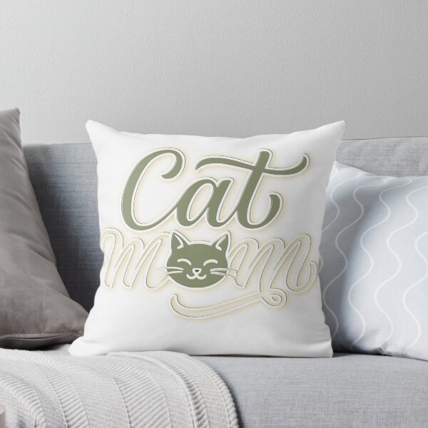 Item preview, Cat Mom - Olive Green designed and sold by LZenDesigns.