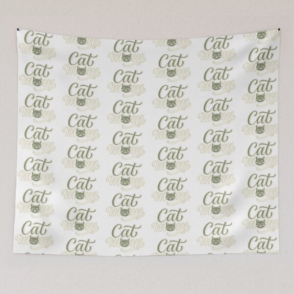 Item preview, Cat Mom - Olive Green designed and sold by LZenDesigns.