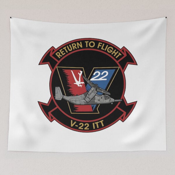 Item preview, USAF V-22 ITT Return to Flight Test Program Patch designed and sold by CharlieDesings.