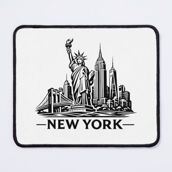 Item preview, New York Icons in Geometric Line Art designed and sold by JOHN44ART.
