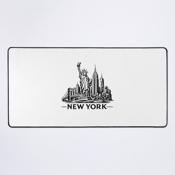 Item preview, New York Icons in Geometric Line Art designed and sold by JOHN44ART.