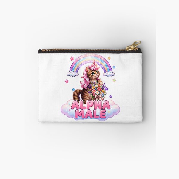 Item preview, Funny Alpha Male Funny Kitten Rainbow Floral designed and sold by gear-posters.