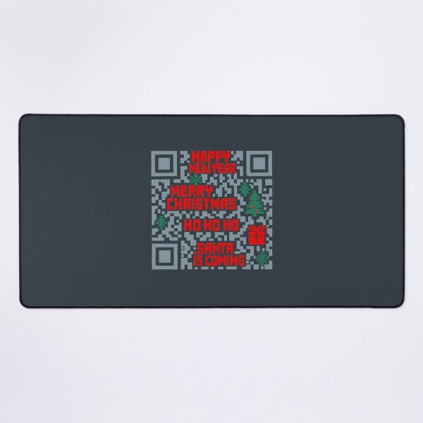 Item preview, Christmas QR code pixlated lite blue designed and sold by Goldy_Stuff.