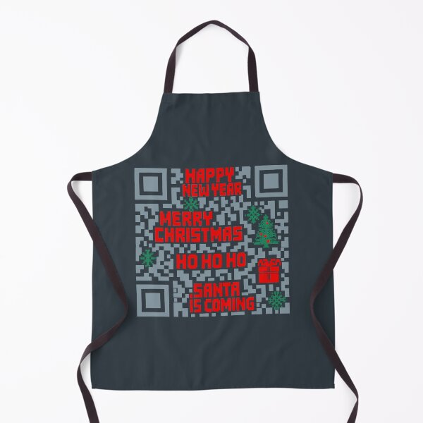 Item preview, Christmas QR code pixlated lite blue designed and sold by Goldy_Stuff.