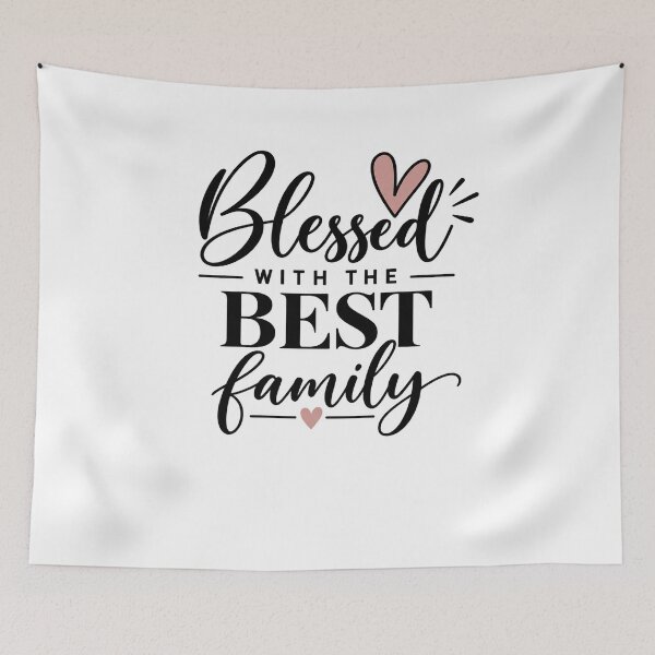 Item preview, Blessed With The Best Family Love Appreciation designed and sold by drawwiika+44.