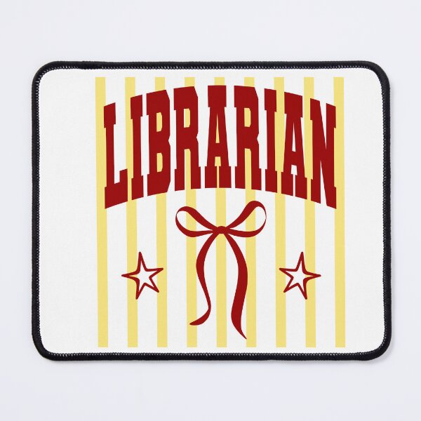 Item preview, Librarian Bow Book Lover School Staff Gift designed and sold by LASTIQUE-dd.