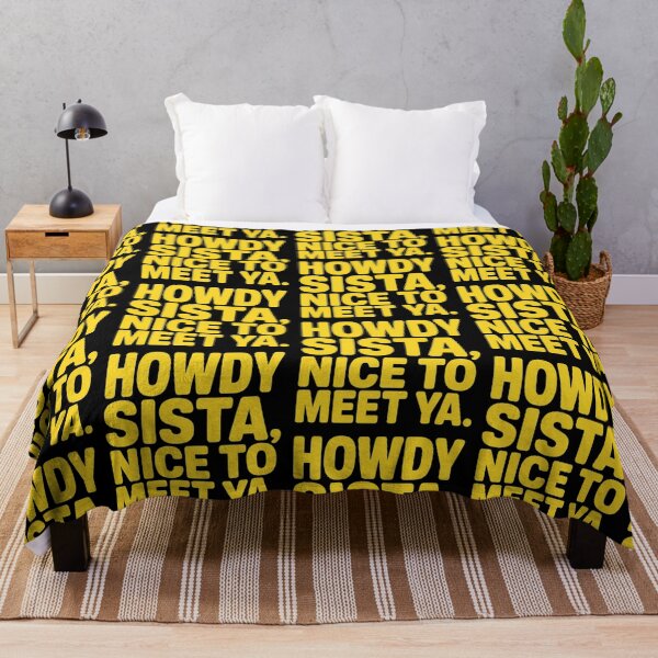Item preview, Howdy Sista Nice To Meet Ya – Retro Western Typography designed and sold by creativerooney.