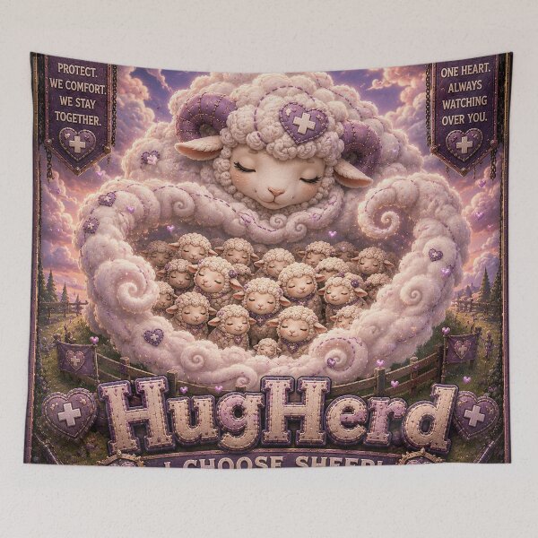 Item preview, Hug Herd | PokeSheep Sheepism Parody designed and sold by Thpoar.