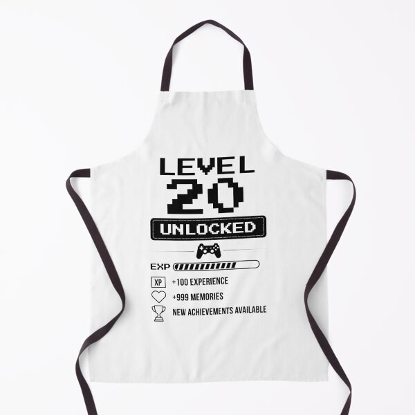 Item preview, Level 20 Unlocked birthday gift designed and sold by NumbersFort.