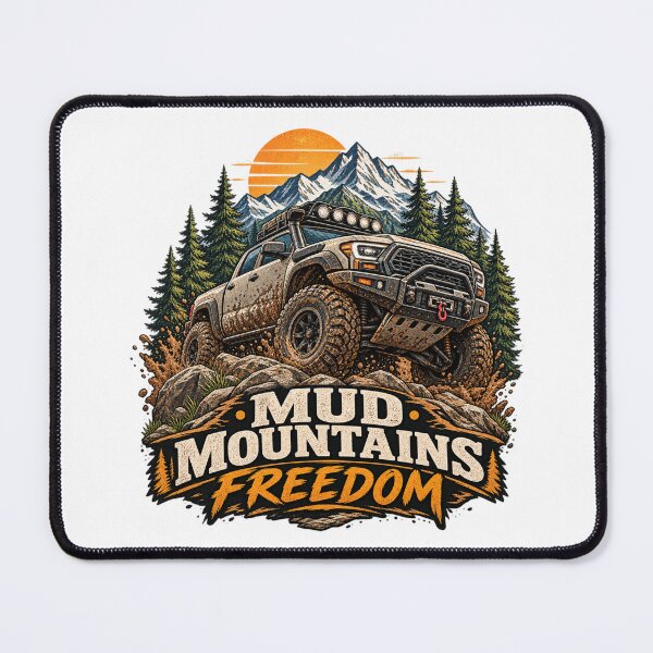 Item preview, Mud Mountains Freedom 4x4 Off Road Truck T-Shirt designed and sold by Amyay.