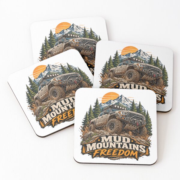 Item preview, Mud Mountains Freedom 4x4 Off Road Truck T-Shirt designed and sold by Amyay.