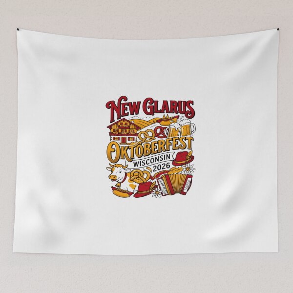 Item preview, New Glarus Wisconsin Fall Festival Celebration  designed and sold by ChaosColorCo.