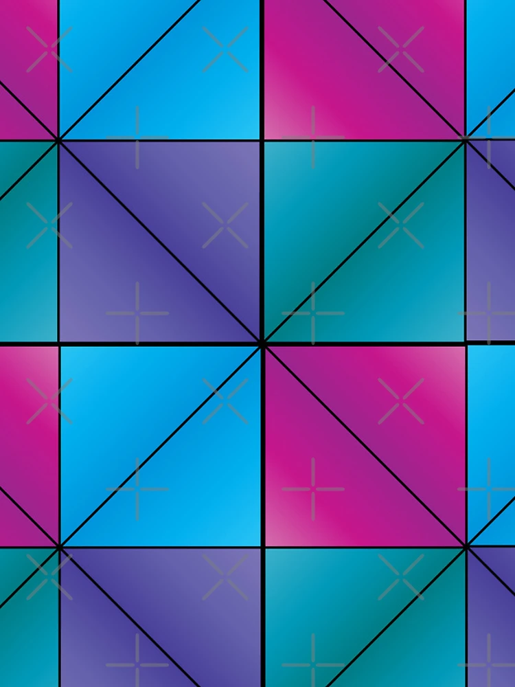 Thumbnail 4 of 4, iPhone Case, Color Block Geometry | Retro Abstract Pattern | Colorful Pattern designed and sold by Half Mess.