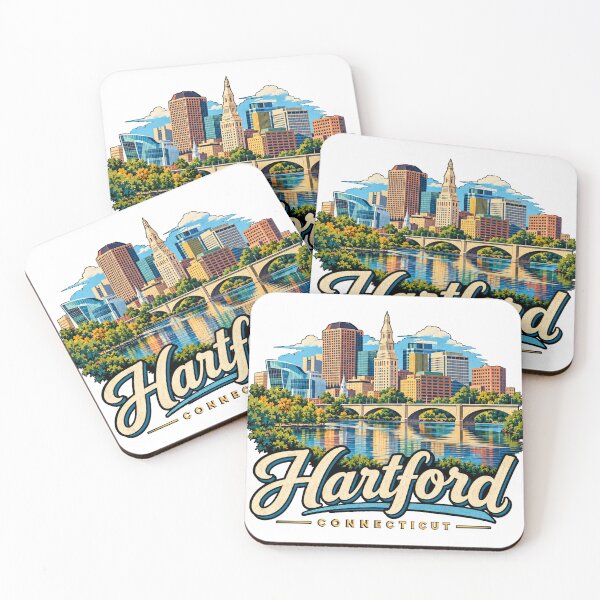 Item preview, Vintage Hartford Connecticut Travel Souvenir Landmark Gift designed and sold by MichaeIRellov.