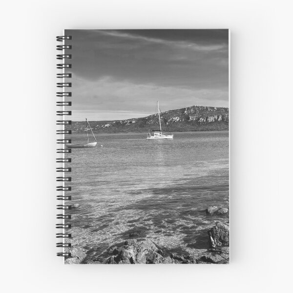 Item preview, Monochrome Ocean Harbor and Rocky Shoreline of South Africa designed and sold by Faith Based Decor & Art &Gifts.