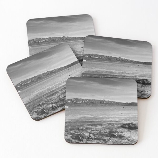 Item preview, Monochrome Ocean Harbor and Rocky Shoreline of South Africa designed and sold by Faith Based Decor & Art &Gifts.