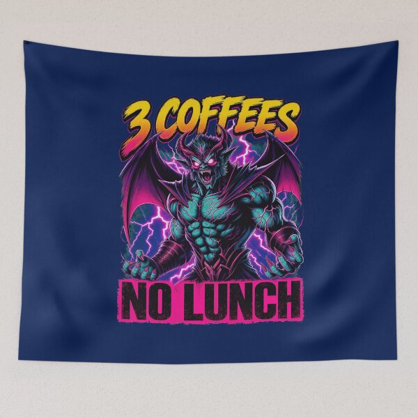Item preview, Three Coffees No Lunch designed and sold by fergusgonzalez.