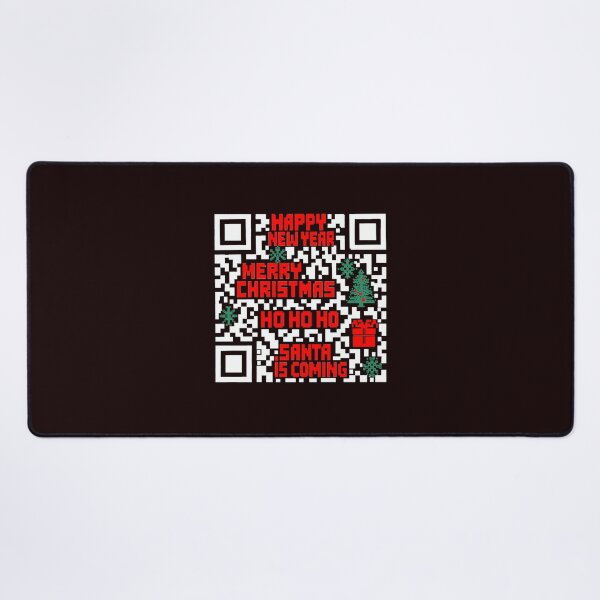 Item preview, Christmas QR code pixlated white designed and sold by Goldy_Stuff.