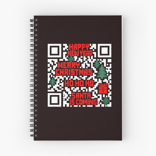 Item preview, Christmas QR code pixlated white designed and sold by Goldy_Stuff.