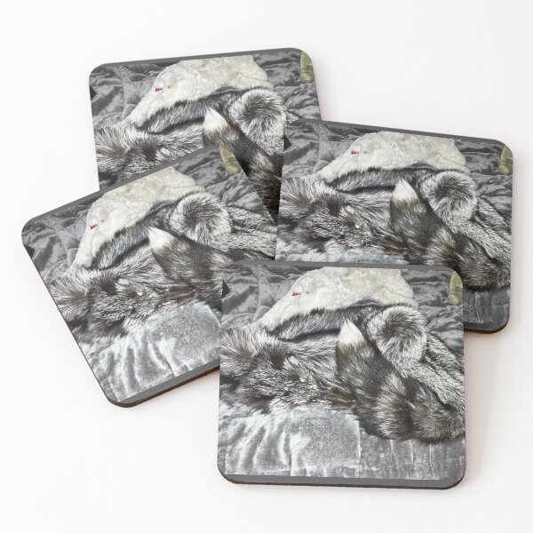 Item preview, Sleeping silver fox designed and sold by 880Dreamer008.