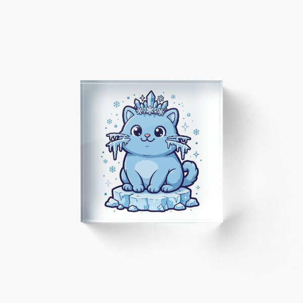 Item preview, Ice Kitty: Frosty Whiskers Freeze-Over designed and sold by Odd-jack.