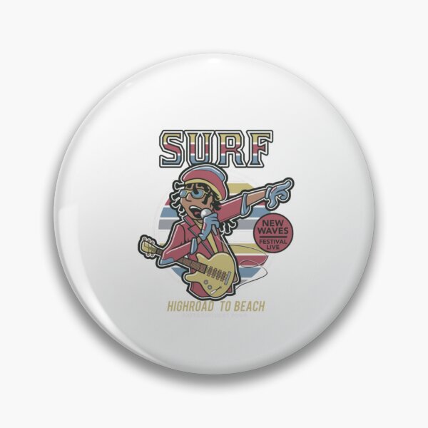 Item preview, Surf music festival designed and sold by ChaosColorCo.