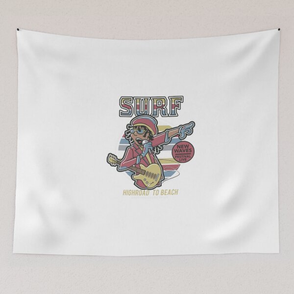 Item preview, Surf music festival designed and sold by ChaosColorCo.