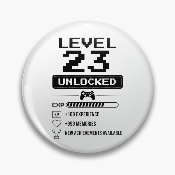 Item preview, Level 23 Unlocked birthday gift designed and sold by NumbersFort.