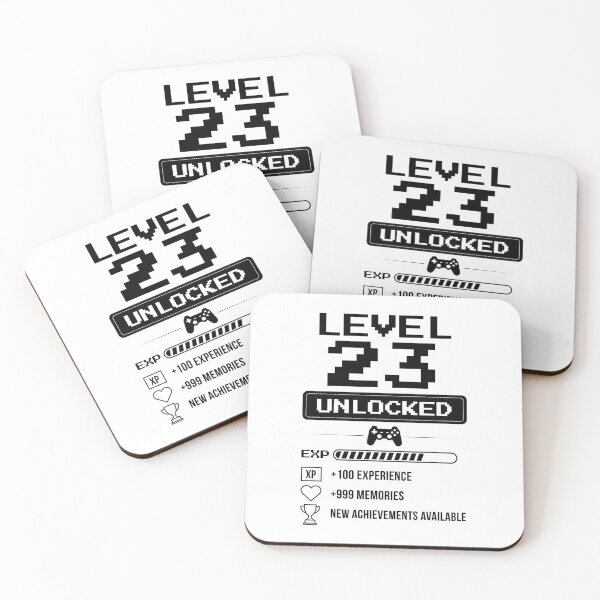 Artikelvorschau, Level 23: Geburtstagsgeschenk freigeschaltet entworfen und verkauft von NumbersFort.