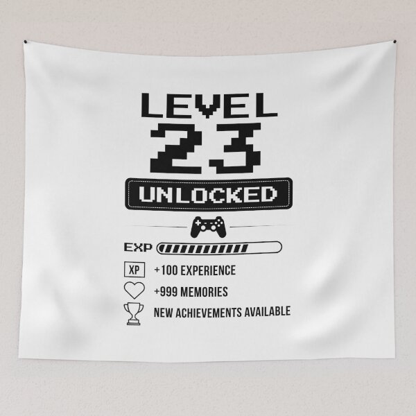 Item preview, Level 23 Unlocked birthday gift designed and sold by NumbersFort.