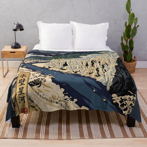 Item preview, Ukiyo-e Misotsuchi Icicles Starry Night Art designed and sold by conohitoAI-ArtGallery.