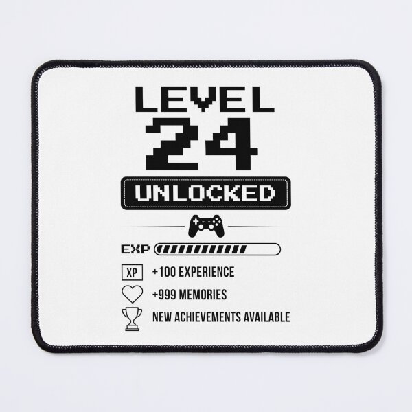 Item preview, Level 24 Unlocked birthday gift designed and sold by NumbersFort.
