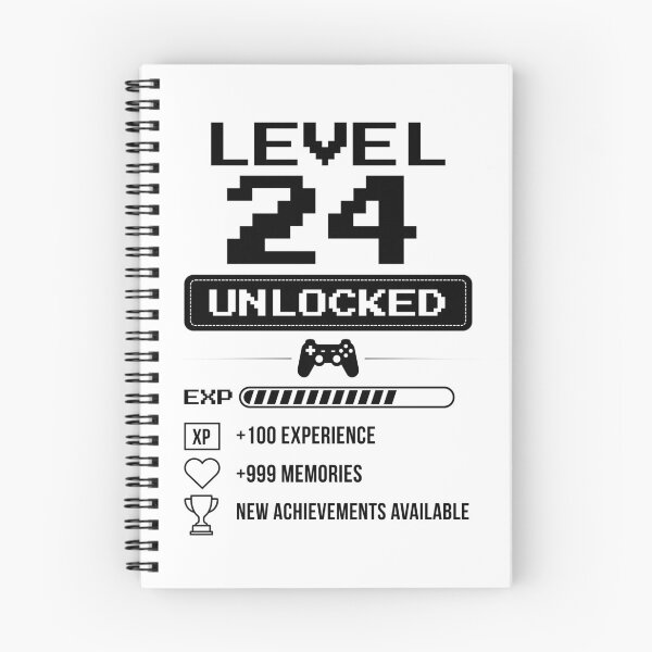 Item preview, Level 24 Unlocked birthday gift designed and sold by NumbersFort.