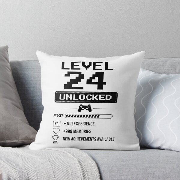 Item preview, Level 24 Unlocked birthday gift designed and sold by NumbersFort.
