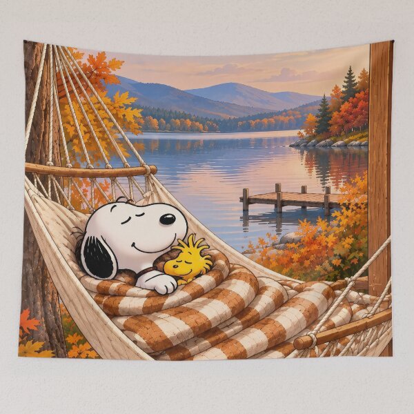 Item preview, Autumn Lake Nap designed and sold by katekrystal.