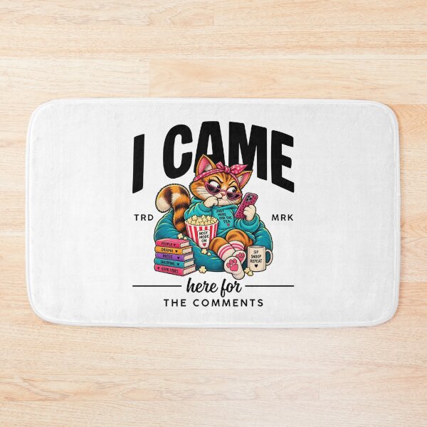 Item preview, I Came for the Comments – Funny Nosy Cat Gossip & Tea Lover Vintage T-Shirt designed and sold by Peerless-Prime.