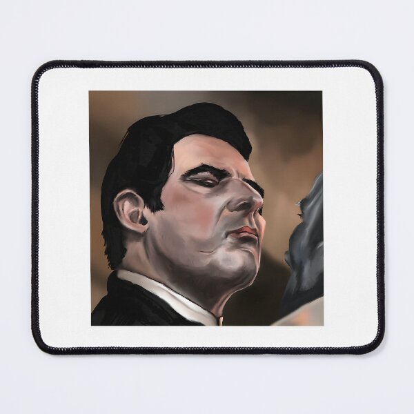 Item preview, Dracula and Johnny on the Rooftop - Gothic Night Scene Illustration designed and sold by issamejessie.