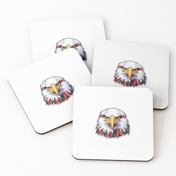 Item preview, Bald Eagle Head – Colorful Eagle Illustration designed and sold by Glowfy.