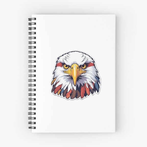Item preview, Bald Eagle Head – Colorful Eagle Illustration designed and sold by Glowfy.