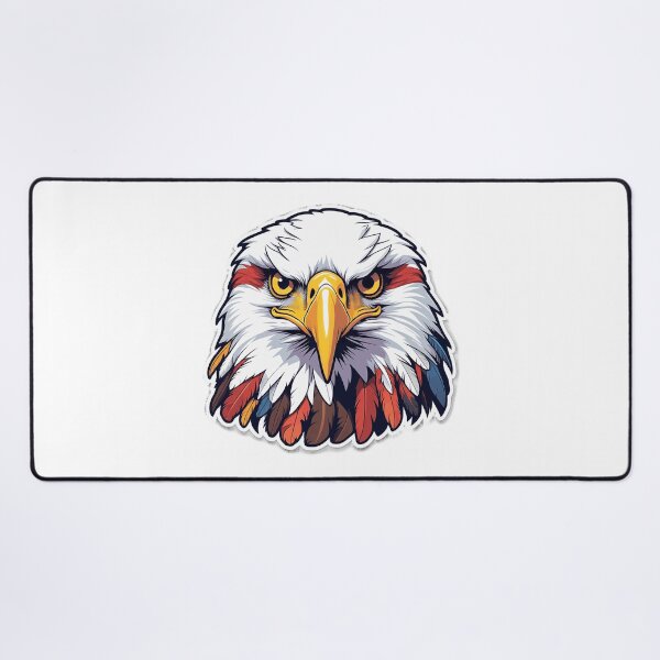 Item preview, Bald Eagle Head – Colorful Eagle Illustration designed and sold by Glowfy.
