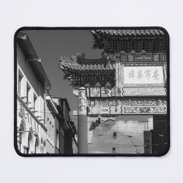 Item preview, Entrance to Chinatown, Antwerp, Monochrome. designed and sold by Imladris01.