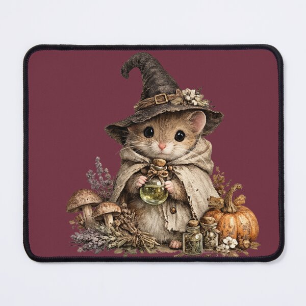 Item preview, Premium Cottagecore Witch Apothecary Mouse Art – Vintage Halloween Print designed and sold by MagicMakerPh.